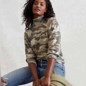 Maeve by Anthropologie Camouflage Pullover